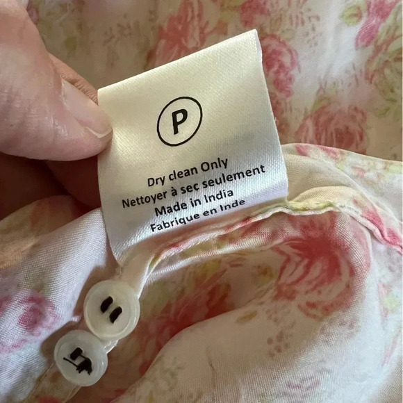 Hemant & Nandita‎ Fatima Floral Button-Down Top Size XS - Picture 12 of 12